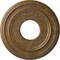 Ekena Millwork Classic Ceiling Medallion (Fits Canopies up to 7 1/4"), 12 3/8"OD x 4"ID x 1 1/8"P, Rubbed Bronze CM12CLRZS - alternate 1
